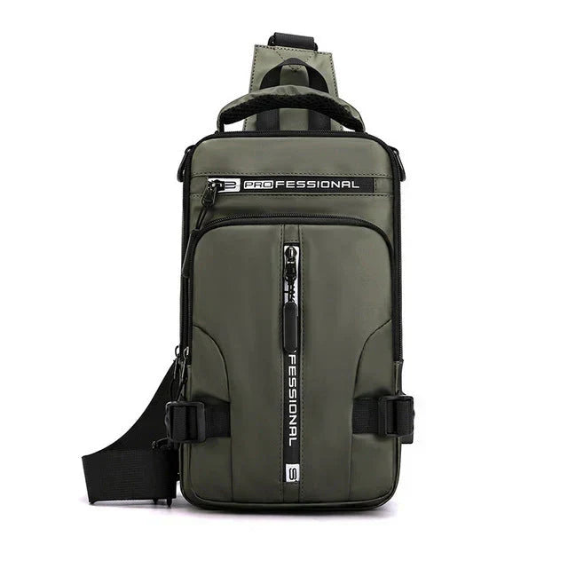 Men's Davy Crossbody Bag - Anti-Theft Design with USB Charging Port | Stylish & Functional Travel Accessory