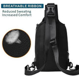 Men's Davy Crossbody Bag - Anti-Theft Design with USB Charging Port | Stylish & Functional Travel Accessory