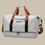 Men's Davy Duffel Bag with Shoe Compartment - Stylish & Functional Travel Bag