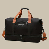 Men's Davy Duffel Bag with Shoe Compartment - Stylish & Functional Travel Bag