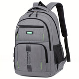Davy Men's Fashion Backpack - Stylish Vertical Stripe Design, Durable & Versatile for Everyday Use