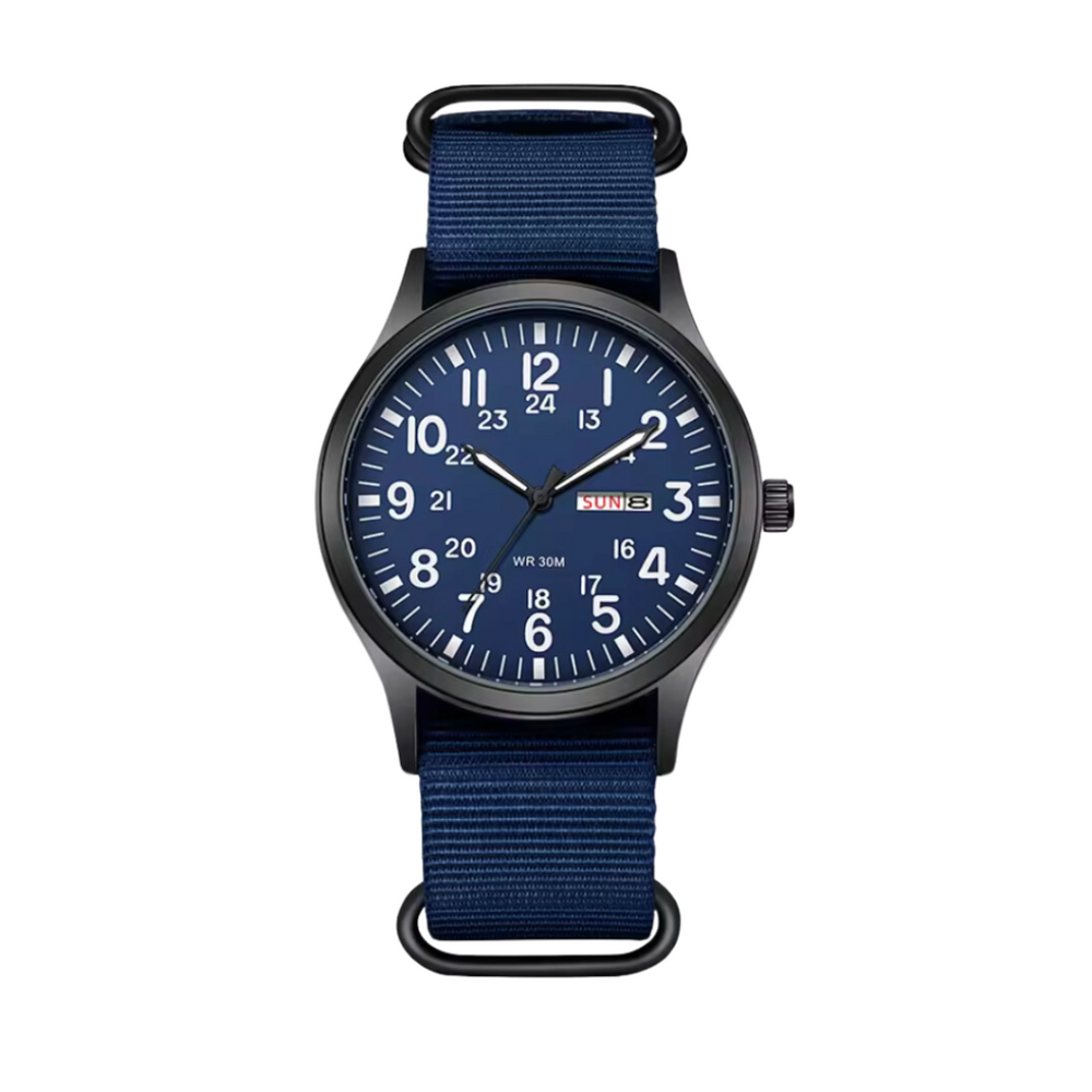 Davy Men's Luminous Field Watch - Durable Outdoor Timepiece with Glow-in-the-Dark Dial