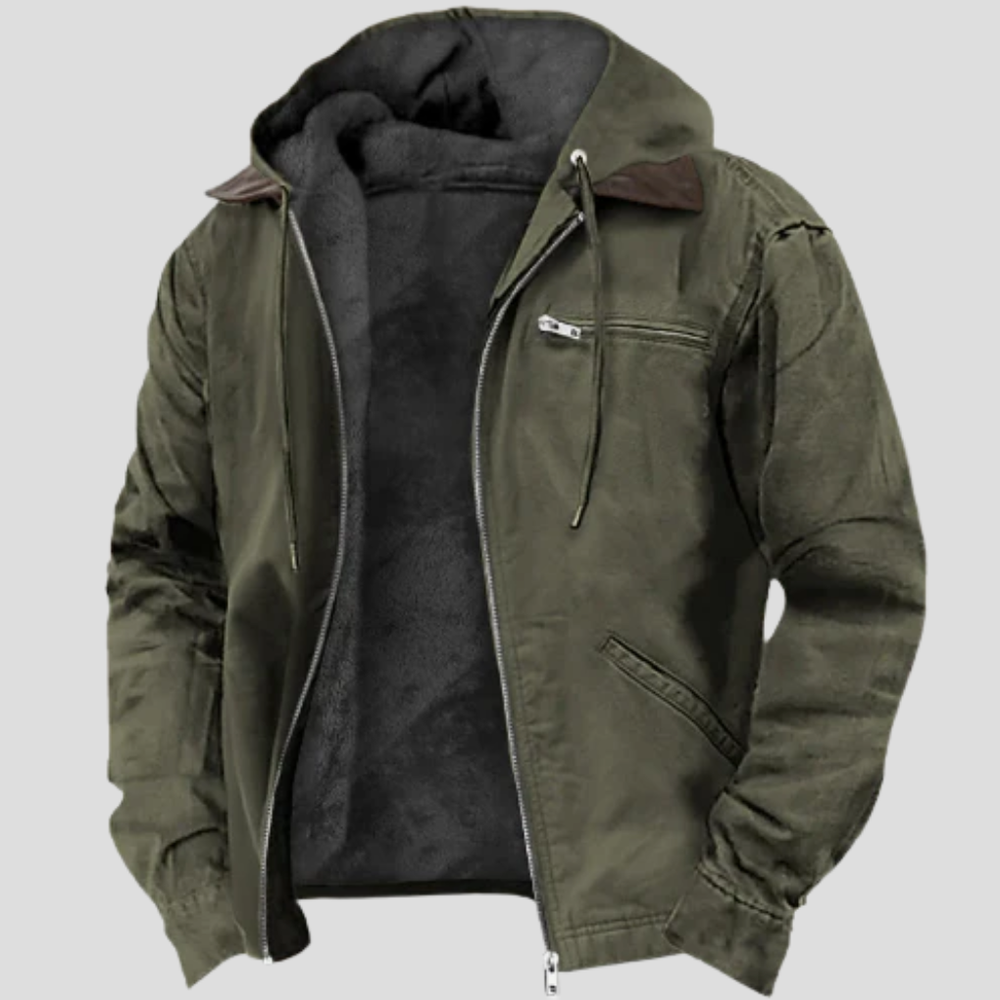 Davy Insulated Hooded Jacket for Men | Warm, Waterproof, and Stylish Outdoor Wear