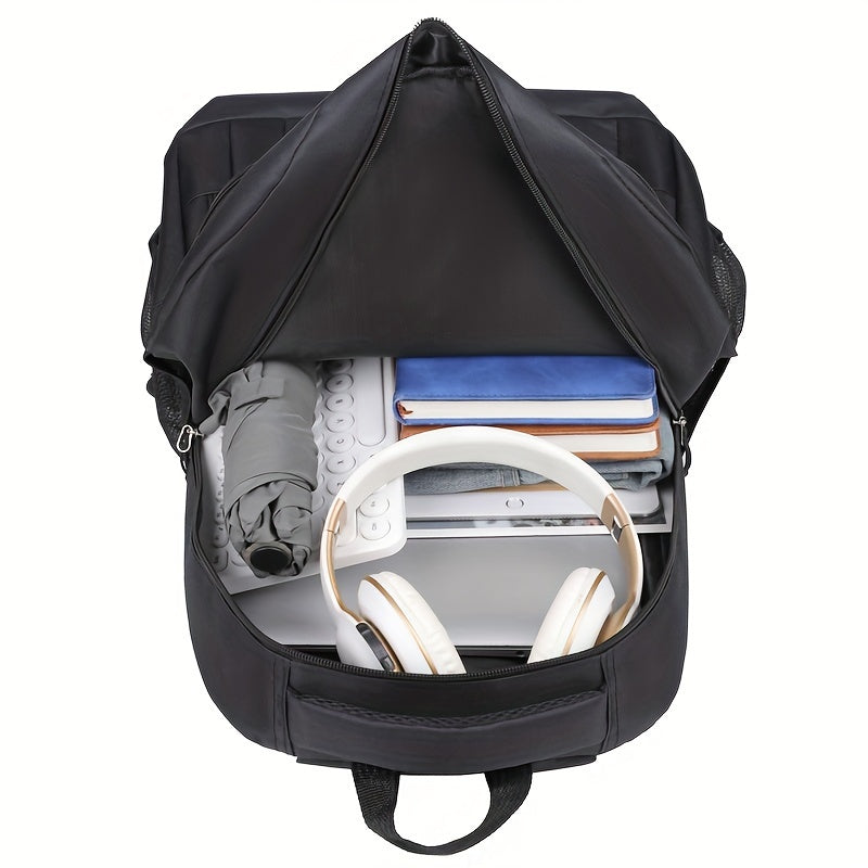 Davy Men's Laptop Backpack with Striped Front Pocket | Stylish & Functional Travel Bag