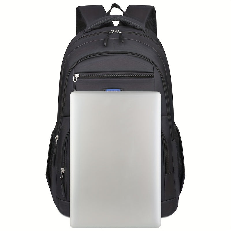 Davy Men's Laptop Backpack with Striped Front Pocket | Stylish & Functional Travel Bag