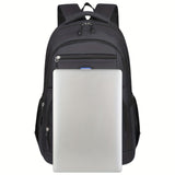 Davy Men's Laptop Backpack with Striped Front Pocket | Stylish & Functional Travel Bag