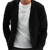 Men's Davy Single-Breasted Linen Jacket - Lightweight & Stylish Summer Blazer