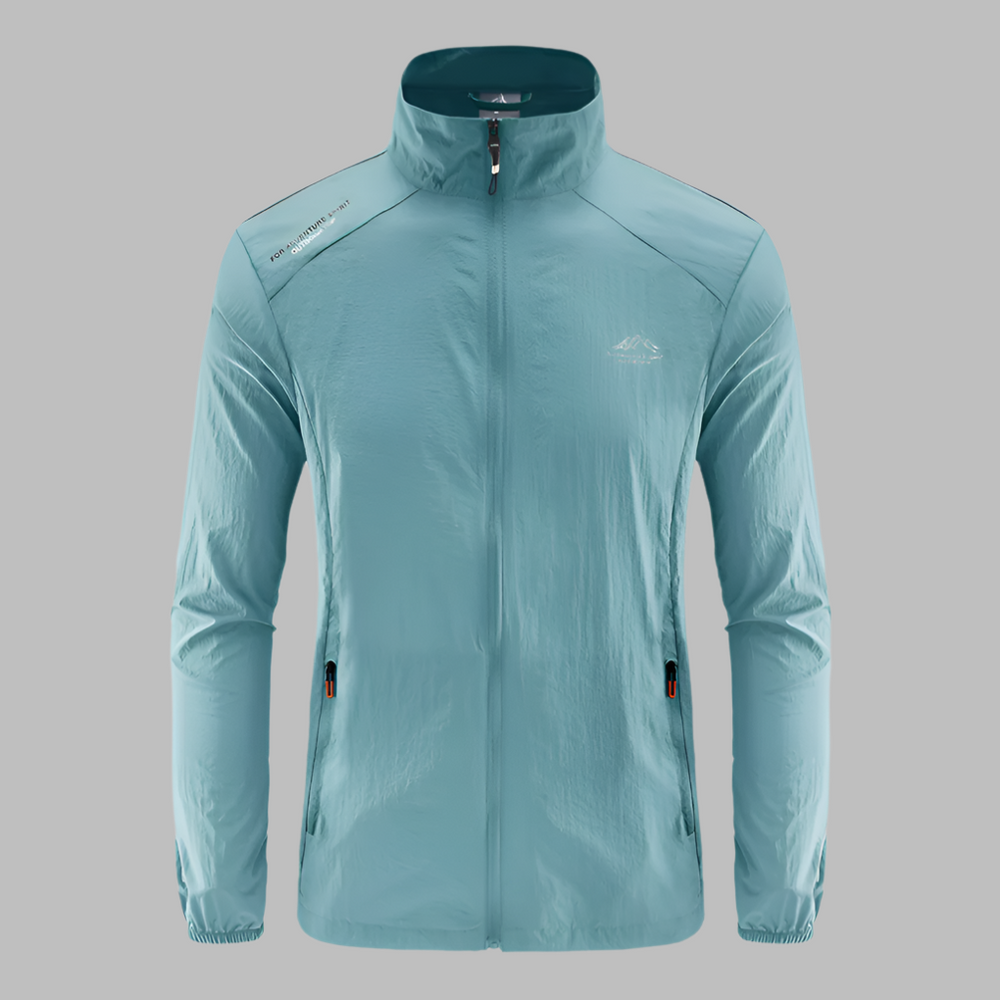 Men's Lightweight Breathable Outdoor Jacket - Waterproof, Packable, Perfect for Hiking & Camping