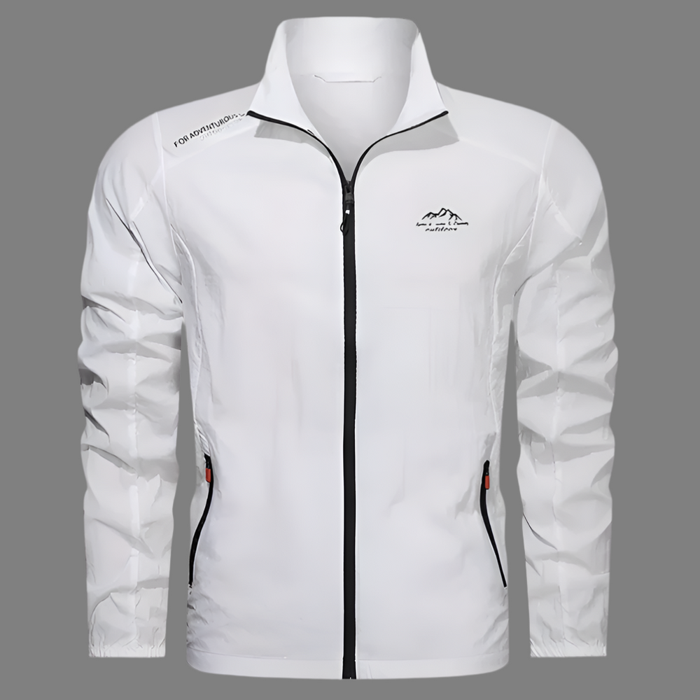 Men's Lightweight Breathable Outdoor Jacket - Waterproof, Packable, Perfect for Hiking & Camping