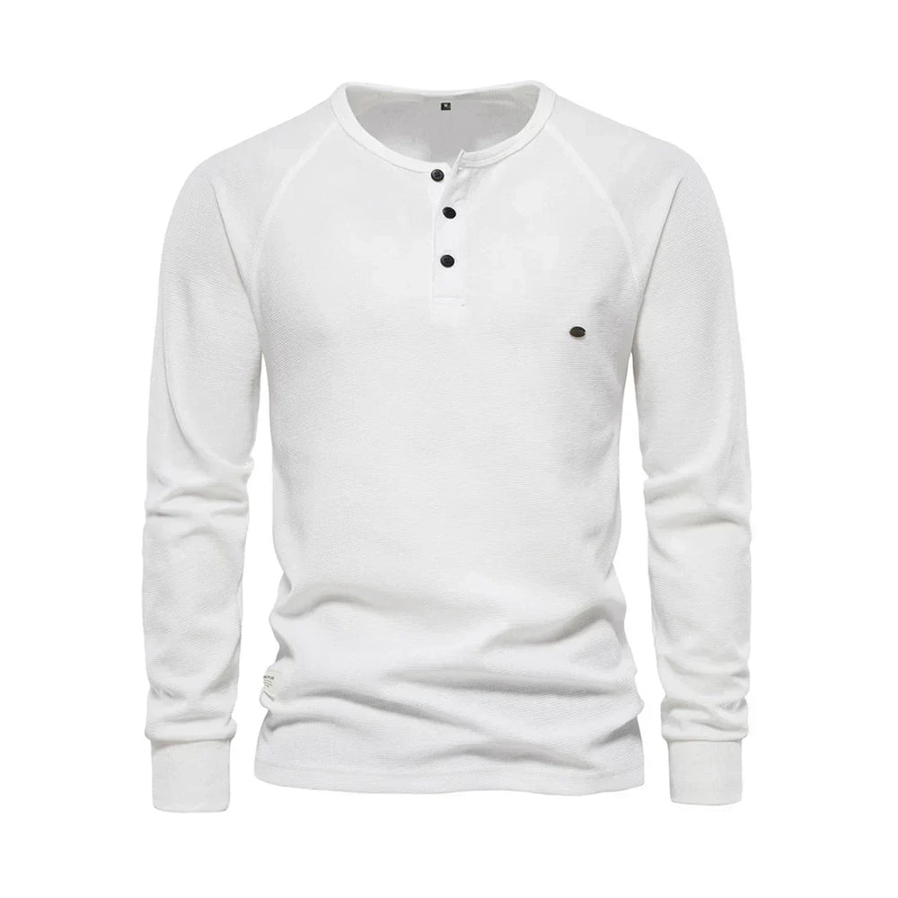 Enhanced Product Title: Davy Men's Long Sleeve Henley Shirt - Stylish Button Neck Design, Comfortable Fit, Perfect for Casual Wear

This optimized title includes relevant keywords while maintaining clarity and appeal for potential buyers.