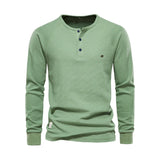 Enhanced Product Title: Davy Men's Long Sleeve Henley Shirt - Stylish Button Neck Design, Comfortable Fit, Perfect for Casual Wear

This optimized title includes relevant keywords while maintaining clarity and appeal for potential buyers.