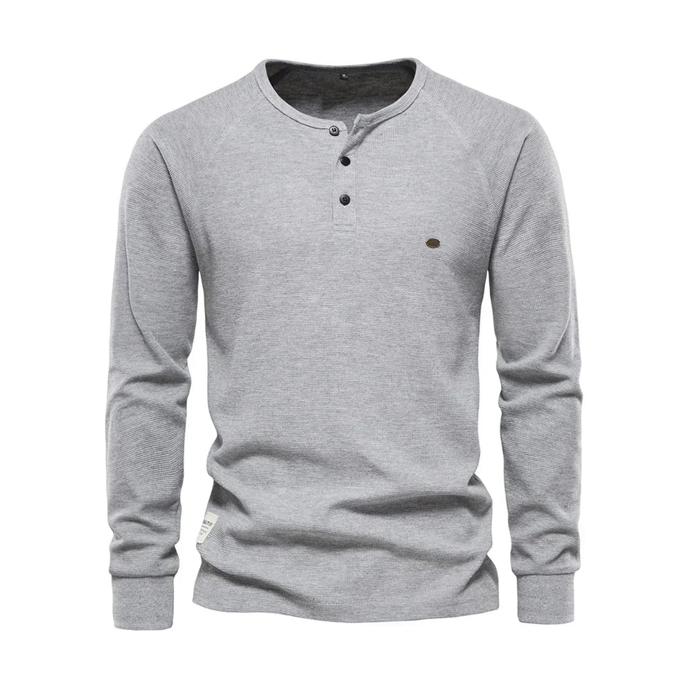 Enhanced Product Title: Davy Men's Long Sleeve Henley Shirt - Stylish Button Neck Design, Comfortable Fit, Perfect for Casual Wear

This optimized title includes relevant keywords while maintaining clarity and appeal for potential buyers.
