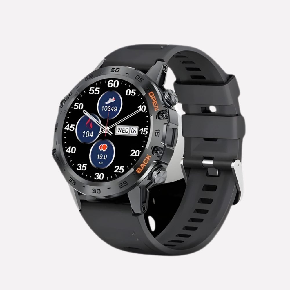 Enhanced Product Title: Davy Men's GPS Outdoor Smartwatch | Rugged, Waterproof Fitness Tracker with Heart Rate Monitor & Activity Tracking

This optimized title includes relevant keywords that potential buyers might search for, enhancing visibility on Goo