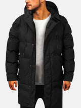 Men's Insulated Hooded Parka - Warm Winter Jacket for Extreme Cold Weather