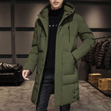 Men's Insulated Hooded Parka - Warm Winter Jacket for Extreme Cold Weather