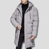 Men's Insulated Hooded Parka - Warm Winter Jacket for Extreme Cold Weather