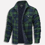 Enhanced Product Title: "Davy Men's Insulated Plaid Flannel Shirt Jacket - Warm & Stylish Outdoor Layering" 

This title includes keywords that enhance searchability while clearly describing the product's features and benefits.