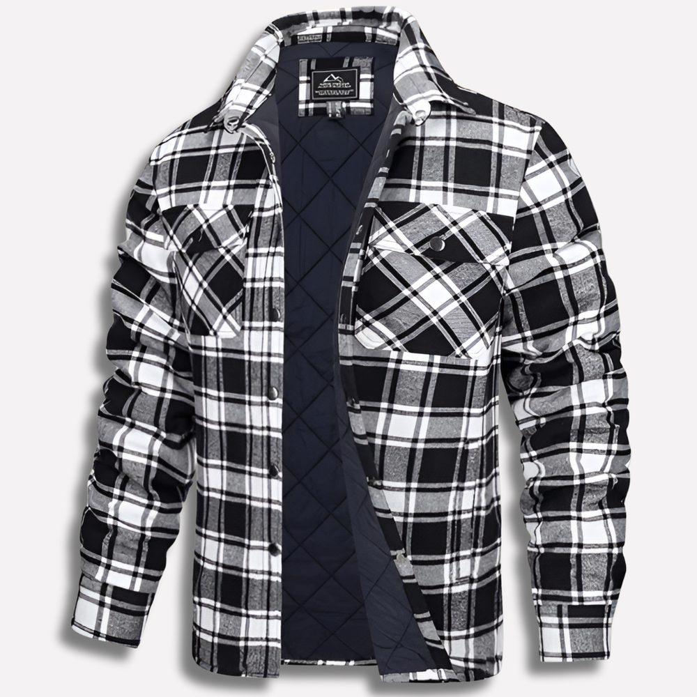 Enhanced Product Title: "Davy Men's Insulated Plaid Flannel Shirt Jacket - Warm & Stylish Outdoor Layering" 

This title includes keywords that enhance searchability while clearly describing the product's features and benefits.