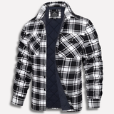 Enhanced Product Title: "Davy Men's Insulated Plaid Flannel Shirt Jacket - Warm & Stylish Outdoor Layering" 

This title includes keywords that enhance searchability while clearly describing the product's features and benefits.