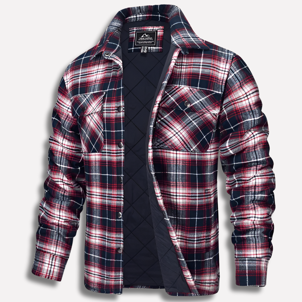 Enhanced Product Title: "Davy Men's Insulated Plaid Flannel Shirt Jacket - Warm & Stylish Outdoor Layering" 

This title includes keywords that enhance searchability while clearly describing the product's features and benefits.