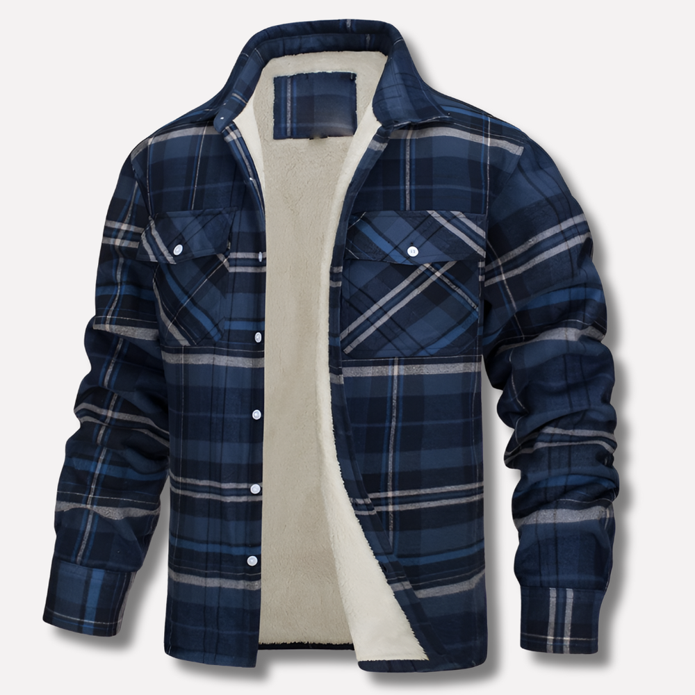 Enhanced Product Title: "Davy Men's Insulated Plaid Flannel Shirt Jacket - Warm & Stylish Outdoor Layering" 

This title includes keywords that enhance searchability while clearly describing the product's features and benefits.