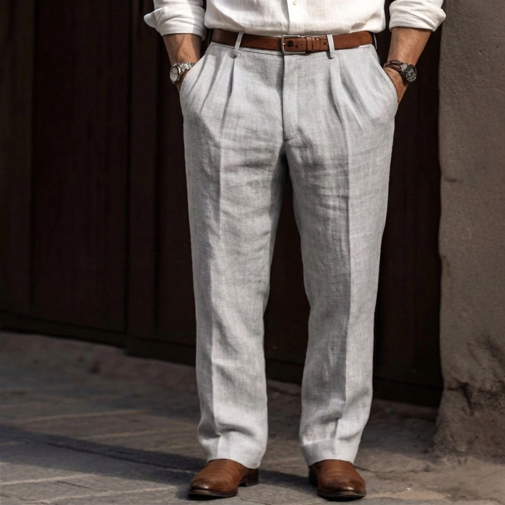 Enhanced Product Title: "Davy Pleated High Waist Wide Leg Trousers for Women - Stylish & Comfortable Fashion Pants" 

This optimized title includes keywords that potential customers might search for, while also highlighting the product's features and appe