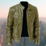 Essential Men's Racer Jacket - Stylish & Durable Motorcycle Jacket for All Seasons