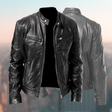 Essential Men's Racer Jacket - Stylish & Durable Motorcycle Jacket for All Seasons