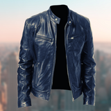 Essential Men's Racer Jacket - Stylish & Durable Motorcycle Jacket for All Seasons