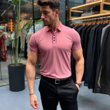 Men's Davy Breathable Embroidered Polo Shirt - Stylish & Comfortable Casual Wear