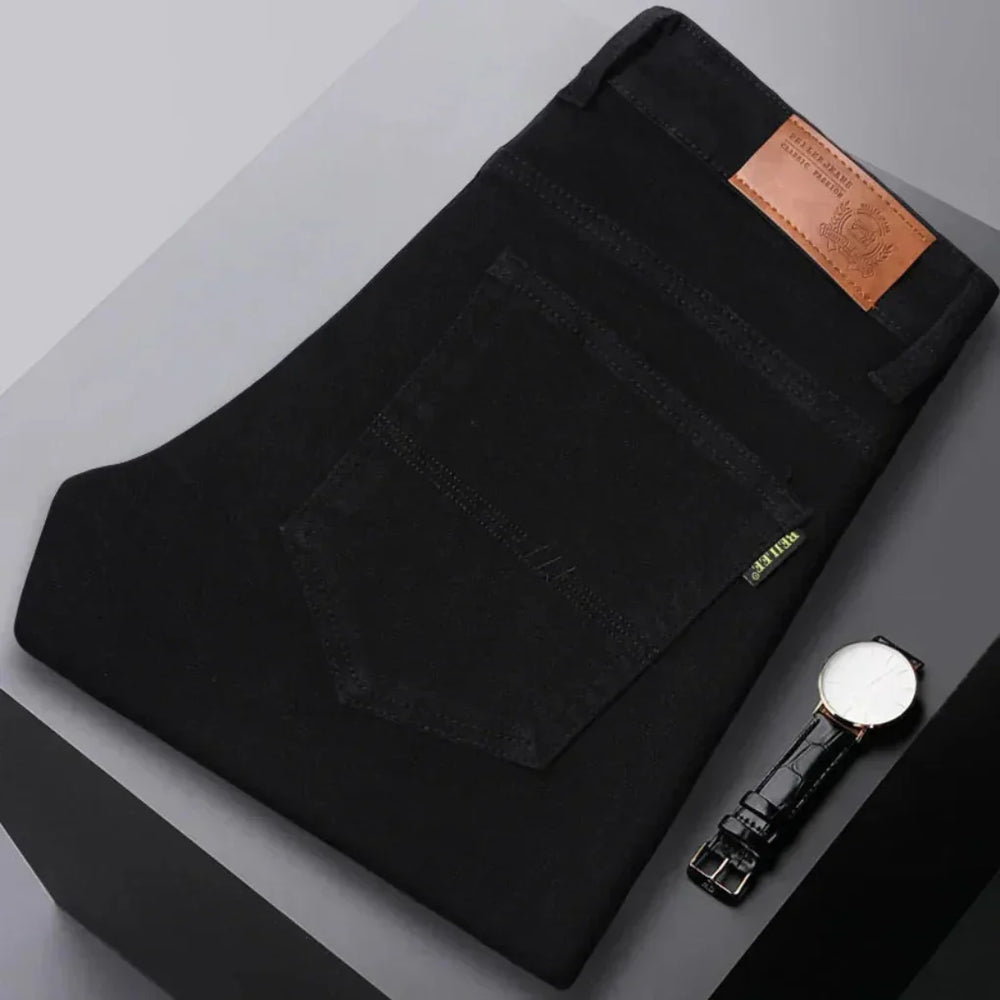 Enhanced Product Title: Men's Superior Tapered Leg Stretch Denim Jeans - Comfortable Fit, Versatile Style, Perfect for Everyday Wear

This title includes relevant keywords while providing additional details that may attract potential buyers.