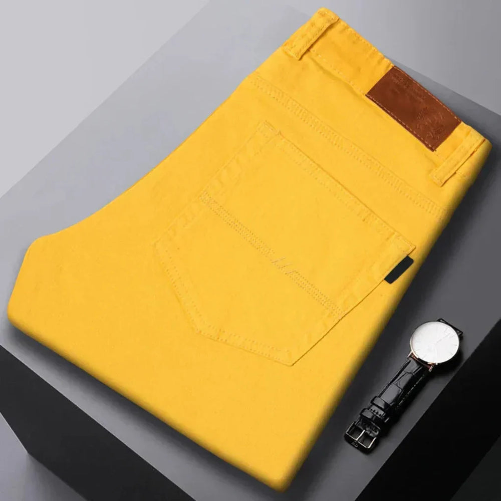 Enhanced Product Title: Men's Superior Tapered Leg Stretch Denim Jeans - Comfortable Fit, Versatile Style, Perfect for Everyday Wear

This title includes relevant keywords while providing additional details that may attract potential buyers.