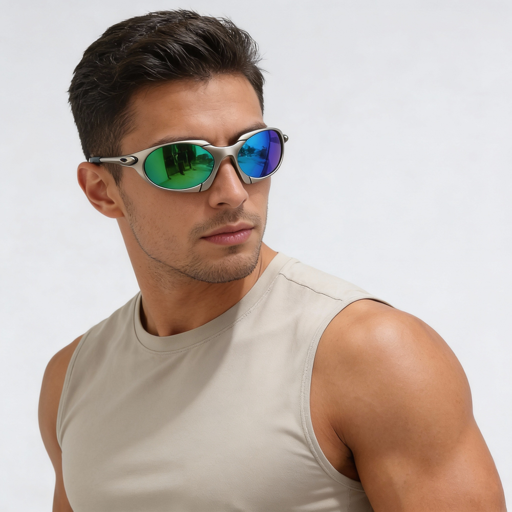 Sport Polarized Sunglasses – Men's Fit, UV Protection & Lightweight Metal Frame