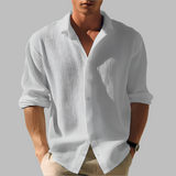 Davy Men's Breezy Textured Casual Shirt - Lightweight & Stylish Summer Wear
