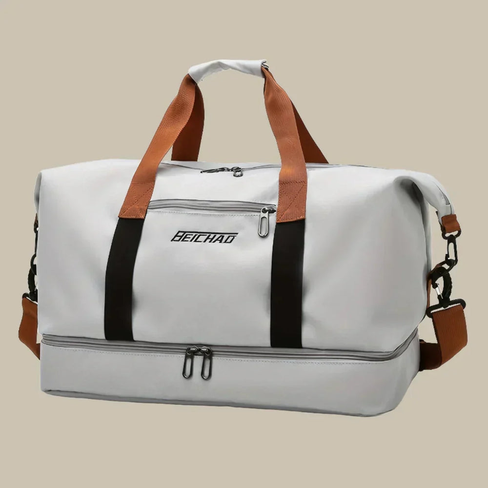 Men's Travel Duffel Bag with Shoe Compartment | Davy - Stylish & Functional Weekender Bag
