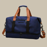 Davy Men's Travel Duffel Bag with Shoe Compartment - Durable, Stylish, and Spacious for Weekend Getaways