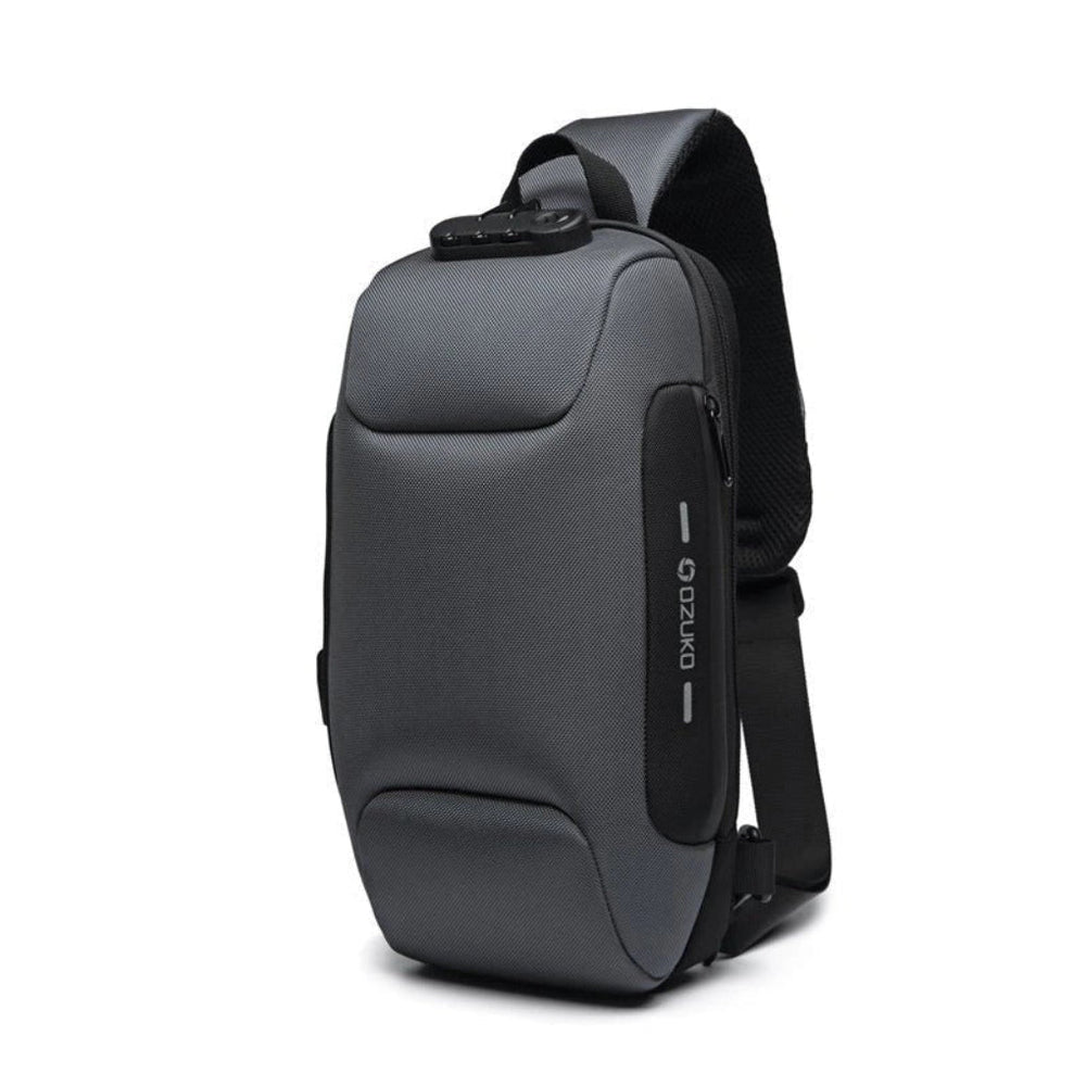 Davy Men's USB Crossbody Bag - Lockable Design for Secure Travel & Daily Use