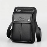 Davy Men's Vertical Crossbody Bag - Stylish Flap Pocket Design for Everyday Use