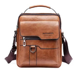 Davy Men's Vertical Crossbody Messenger Bag - Stylish & Functional Travel Satchel for Everyday Use