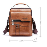 Davy Men's Vertical Crossbody Messenger Bag - Stylish & Functional Travel Satchel for Everyday Use
