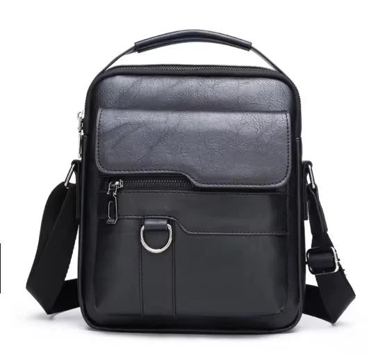 Davy Men's Vertical Crossbody Messenger Bag - Stylish & Functional Travel Satchel for Everyday Use