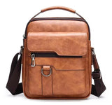 Davy Men's Vertical Crossbody Messenger Bag - Stylish & Functional Travel Satchel for Everyday Use