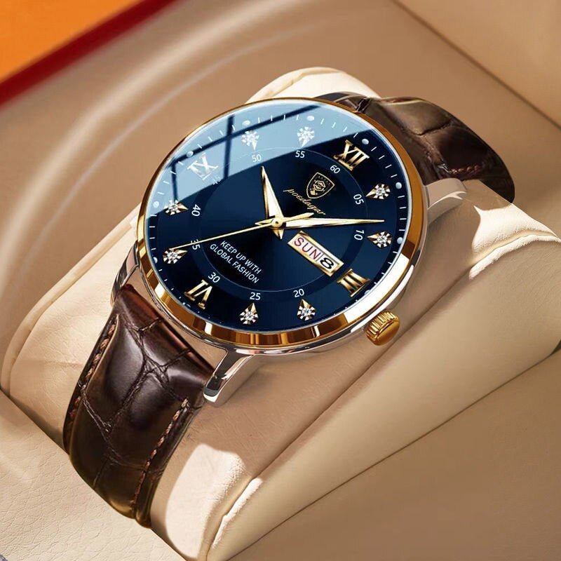 Enhanced Product Title: **Davy Men's Steel Water-Resistant Watch | Luminous Display | Durable & Stylish Timepiece** 

This title includes relevant keywords while emphasizing the product's key features, making it more appealing for Google Shopping.
