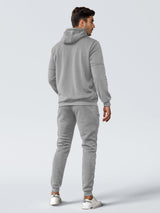 Men's Comfortable Performance Zip-Up Hoodie & Jogger Set - Stylish Activewear for Gym & Casual Wear