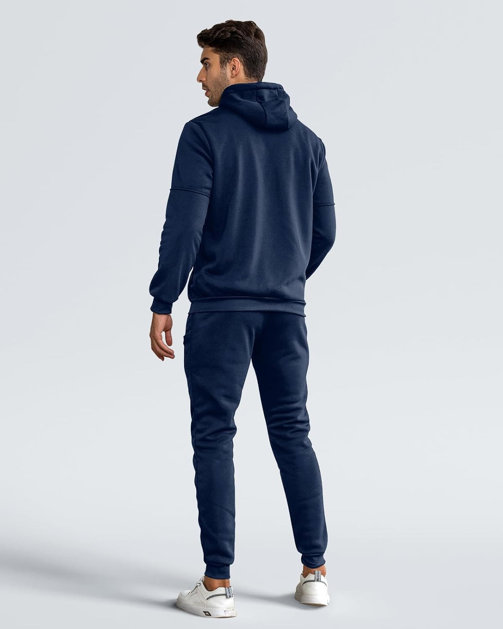 Men's Comfortable Performance Zip-Up Hoodie & Jogger Set - Stylish Activewear for Gym & Casual Wear