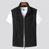 Men's Lightweight Zip-Up Vest - Breathable Outdoor Jacket for Active Lifestyle | Perfect for Layering & Casual Wear