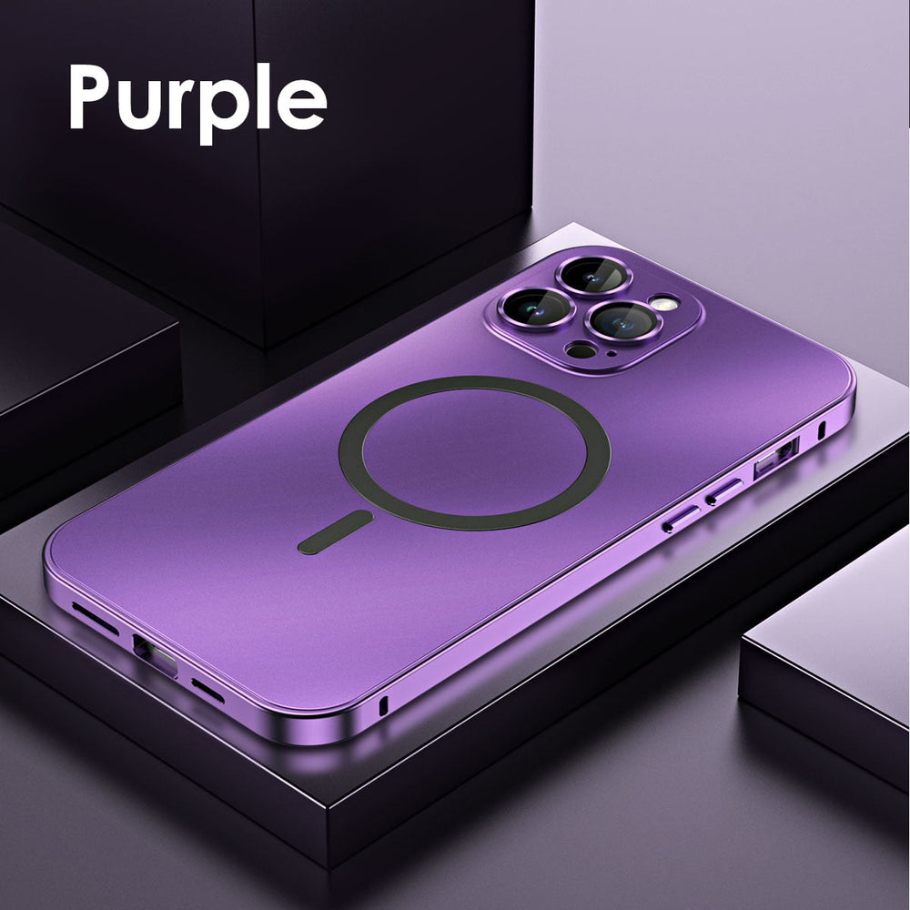 Davy Metal Case with Camera Protection for iPhone - Durable, Stylish, and Impact-Resistant