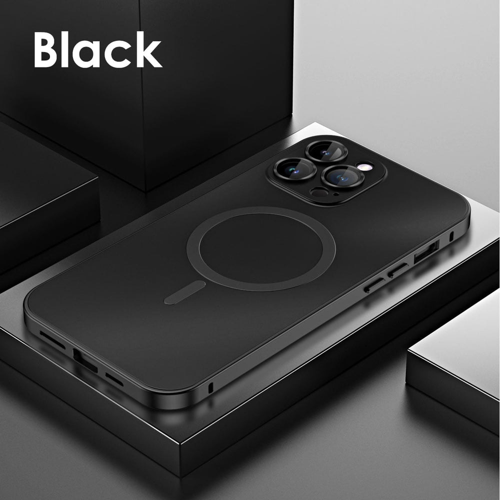 Davy Metal Case with Camera Protection for iPhone - Durable, Stylish, and Impact-Resistant