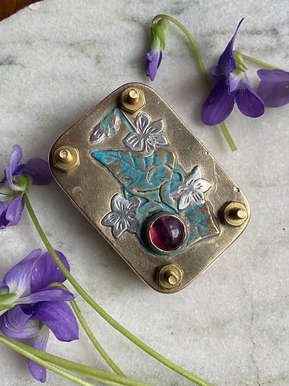 Compact Mini Flower Press by Davy | Portable Botanical Keepsake Maker | Ideal Craft Tool for Flower Preservation