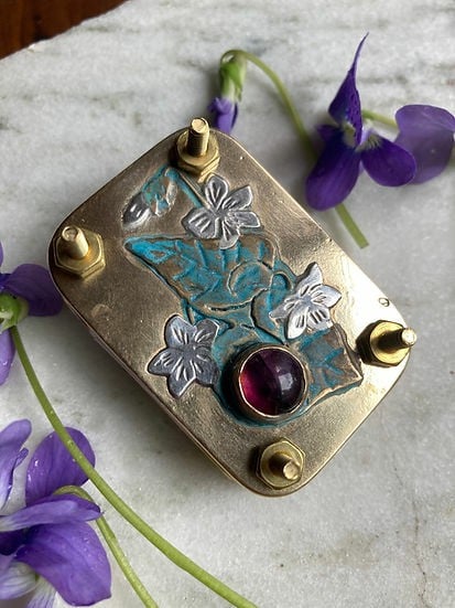 Compact Mini Flower Press by Davy | Portable Botanical Keepsake Maker | Ideal Craft Tool for Flower Preservation